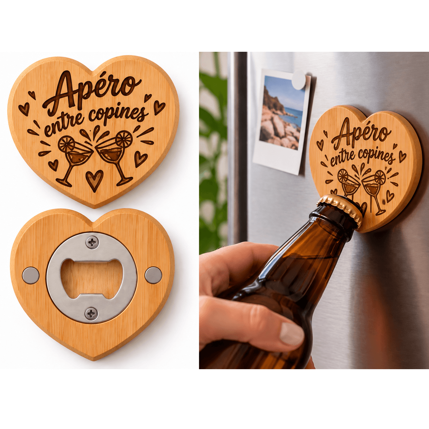 Décapsuleur cœur