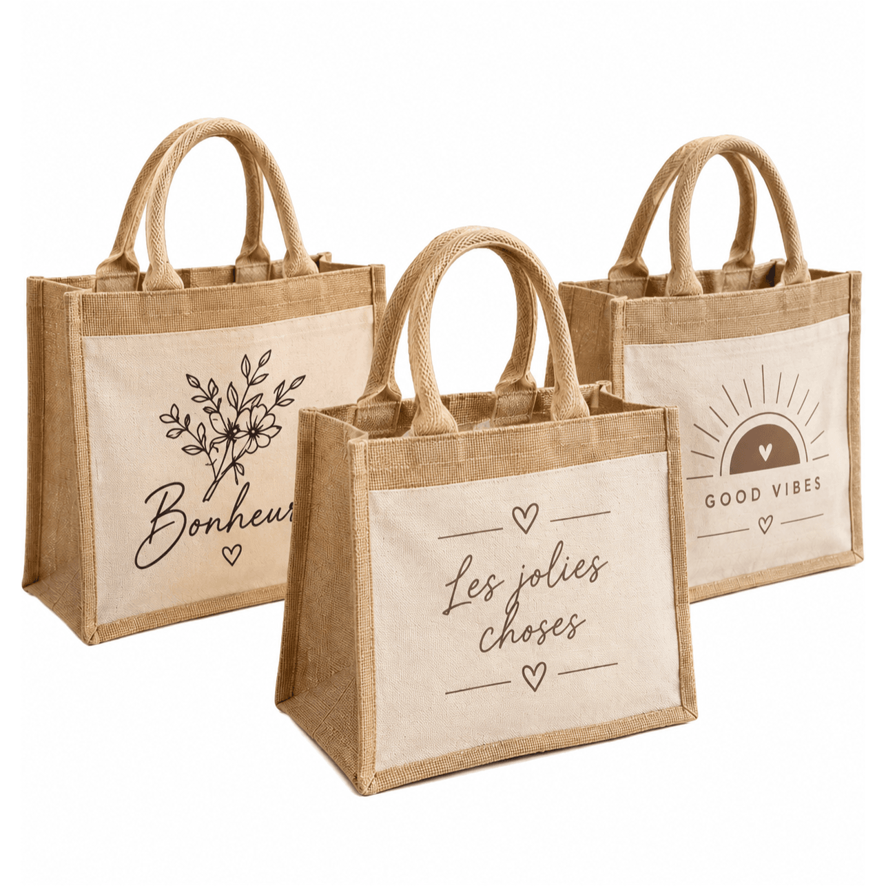 Grand Sac en Toile de Jute